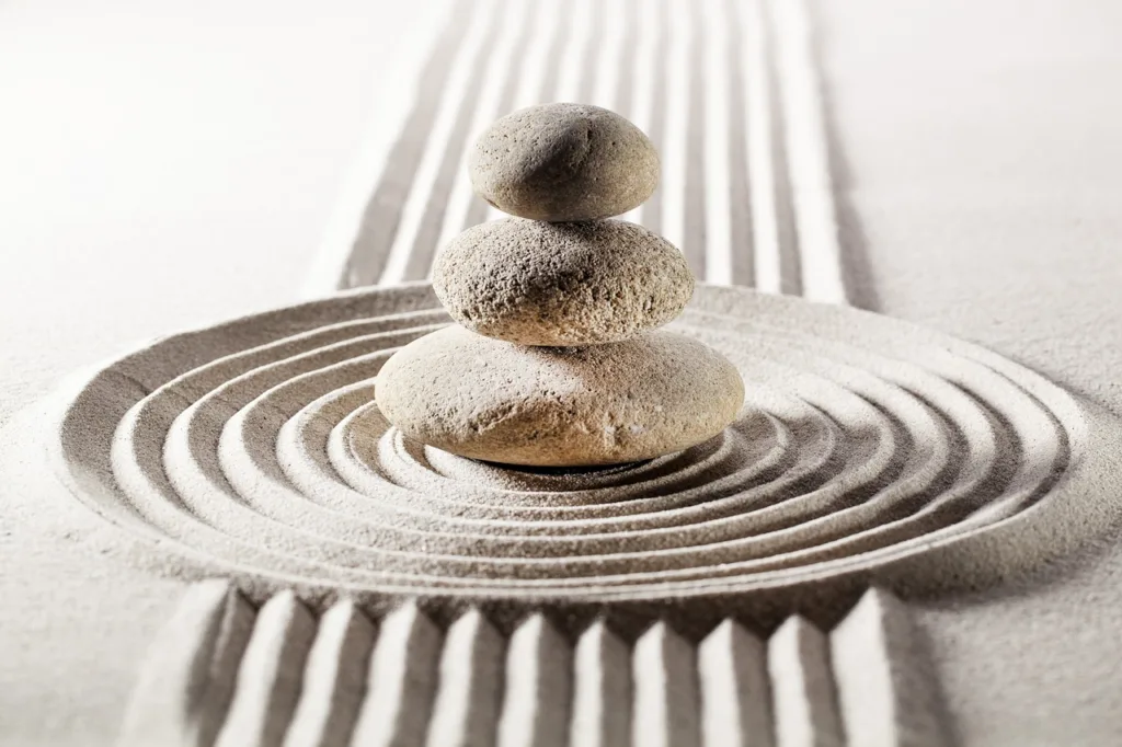 aparato ZEN que simboliza o equilíbrio.