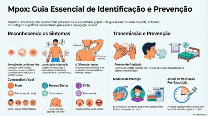 infográfico do Mpox