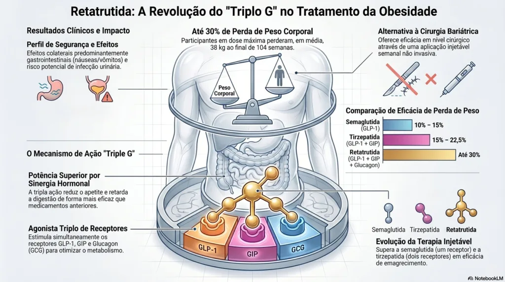 infográfico da retatrutida 